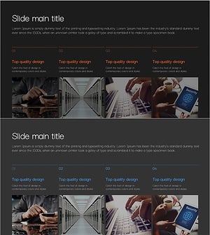 사이버 보안 사업 목표 슬라이드 – 데이터 시각화 및 전략 소개