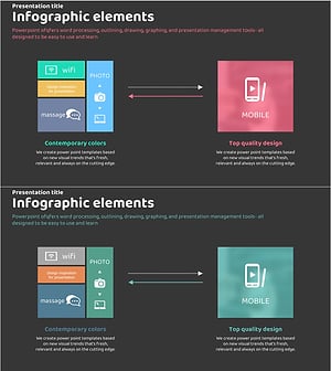 서비스 실행 및 운영방안 다이어그램 슬라이드 - 핑크와 청록 조화