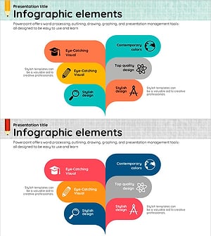 Learning Topic Icon Infographic – Visualizing Business Strategy