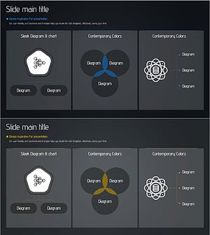 클라우드 서비스 차별화 전략 슬라이드 – 현대적 다이어그램으로 비즈니스 접근