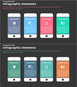 어플리케이션 서비스 소개 슬라이드 – 혁신적인 비주얼을 담은 템플릿