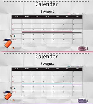 Business Schedule Management Calendar Slide – Practical Operations Planning