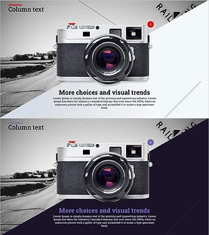 카메라 템플릿 인트로 – 간결하고 매력적인 디자인