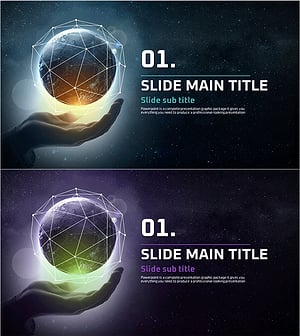 우주 행성 테마 프레젠테이션 슬라이드 – 전문가의 선택