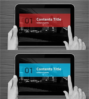 IT Presentation Section – Slide Dividing Template
