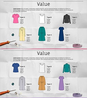 Collection Pages by Clothing Type – Harmony of Various Styles and Colors