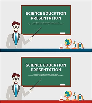 Science Education Template Illustration Cover
