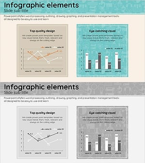꺾은선 및 묶음형 세로막대 그래프 – 경쟁사 분석을 위한 필수템