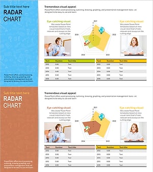 예술과 과학 레이더 차트 – 시각적 데이터 분석
