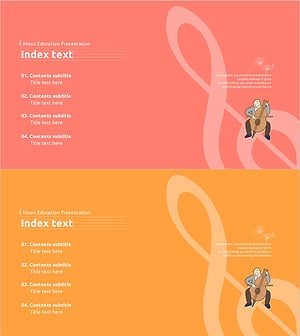 Enjoy Music Festival Template Table of Contents