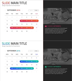 달력 다이어그램으로 사업 추진 전략 시각화