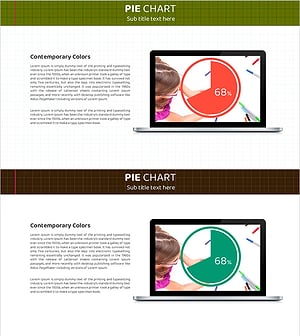 Red Green Mockup Chart - Visualizing Investment Returns