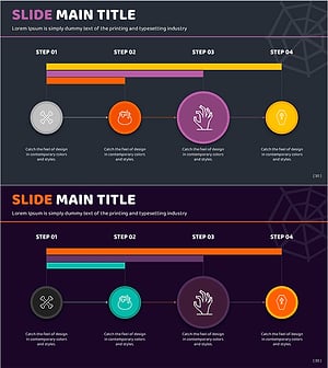 할로윈 아이콘과 스텝안내 – 비즈니스 추진 전략