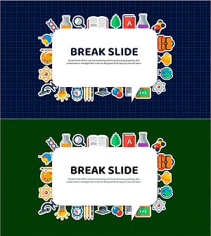 Check Pattern School Template Slide