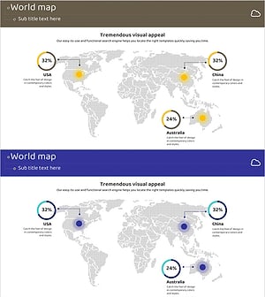 글로벌 타겟 시장 분석 지도 – 시각적 데이터 활용