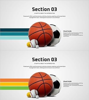 게임 소개 프레젠테이션 간지 – 활기찬 스포츠 및 엔터테인먼트