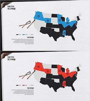 Map of Smoke-Free Zones by Region in the United States