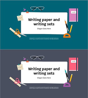 원고 템플릿 표지 – 창의적인 시작