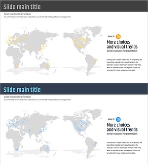 글로벌 타겟 시장 분석 슬라이드 – 전략적 인사이트