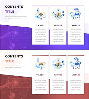 VR 시스템 목표를 제시하는 클러스터 다이어그램 템플릿
