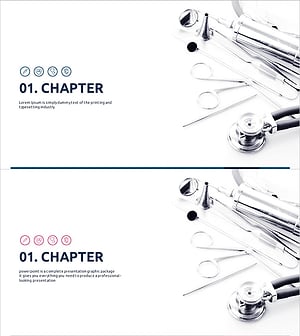 Medical Wide Template Cover Slide – Capturing Professionalism and Trust