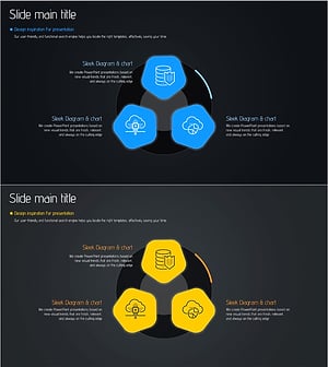 소프트 파워 분야 다이어그램 – 사업 소개에 최적화된 다이어그램