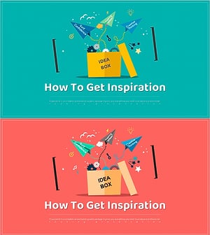 영감을 위한 프레젠테이션 표지 – 창의적 사고의 시작