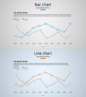 향후전망 및 기대효과 그래프 – 파랑과 주황의 시너지를 담다