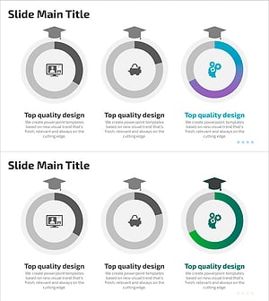 학문과 시스템 도넛차트 – 시장 점유율 분석