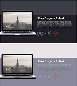 VR 사업 개요를 위한 선형 다이어그램 슬라이드
