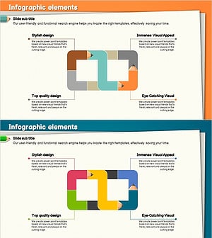 색연필 연결형 다이어그램 – 서비스 운영 및 실행 방안 표현