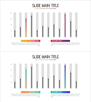 그라데이션 온도계 모양 그래프 – 시장 및 경쟁사 분석
