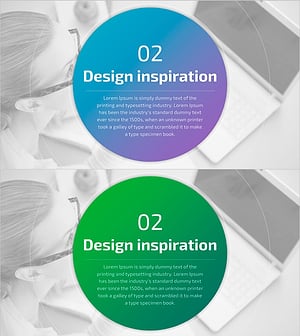 협업 성공 슬라이드 – 학술 및 기술 템플릿