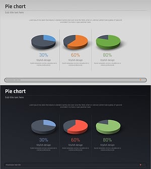 점유율 분석 3D 파이 그래프 – 시장 동향을 시각화