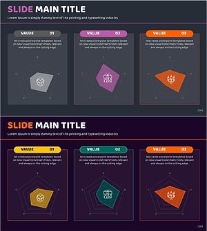 Halloween Template Radar Chart – Market and Competition Analysis