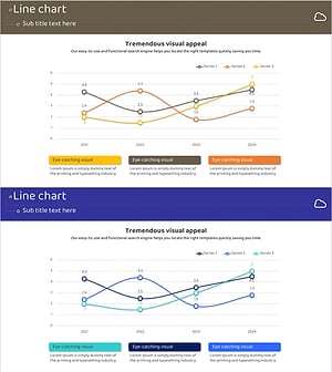 Competitor Year-over-Year Comparison Line Graph – Reliability in Market Analysis