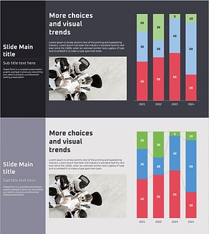 비즈니스 회의 결과 분석 그래프