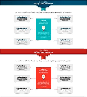 전구 스퀘어 확산 다이어그램 – 혜택과 장점 표현
