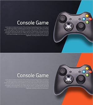 콘솔 게임 인트로 - 제품 및 서비스 소개
