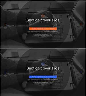 사이버 보안 템플릿 간지 – 혁신적인 디자인을 담은 슬라이드