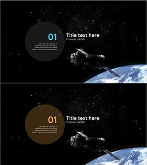 우주 탐사를 위한 와이드 템플릿 간지 – 혁신과 탐험