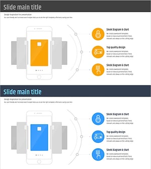 핀테크 프로그램 소개 – 현대적이고 세련된 다이어그램