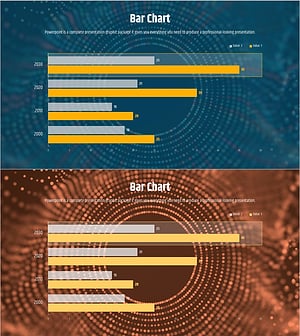 비교 분석 가로막대 그래프 – 데이터 중심의 시장 분석