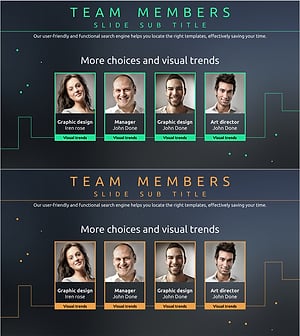 모바일 네트워크 팀 소개 슬라이드