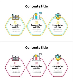 System Education Illustration PPT Table of Contents