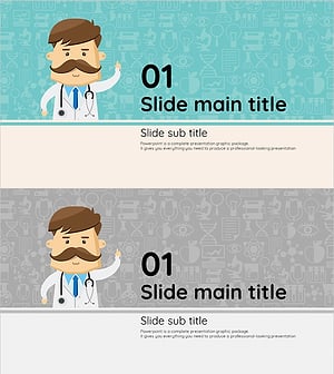 Doctor Illustration Wide Template Cover – Infusing Humor and Professionalism