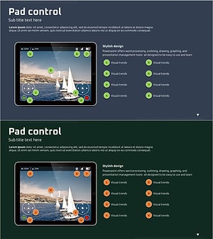 모바일 드론 조종 시스템을 소개하는 다이어그램 슬라이드