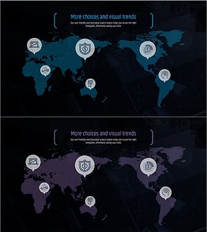 글로벌 금융 서비스 분야를 위한 효과적인 슬라이드 템플릿