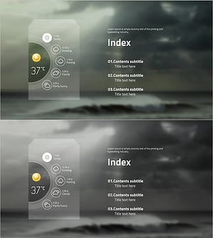 미니멀한 인덱스 슬라이드 템플릿 – 명료성과 우아함