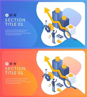 Data Analysis Illustration Template Section Slide 01
